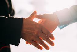 handshake closeup