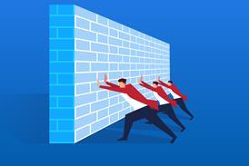 brick wall, impediment