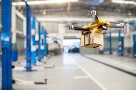warehouse delivery drone