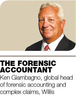 Ken Giambagno, global head of forensic accounting and complex claims, Willis