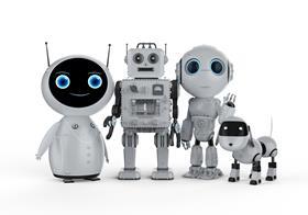 robot group cute