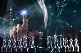 digital chess pieces, digital strategy