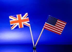 flags UK and US