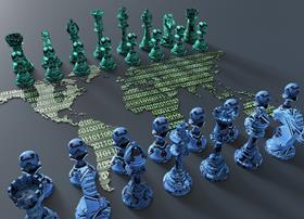 geopolitical risk, chess, world, map, data