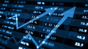 financial, business chart