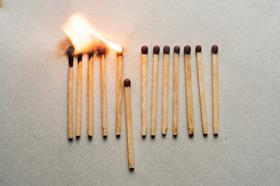 matches burning new risk