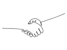 drawn handshake