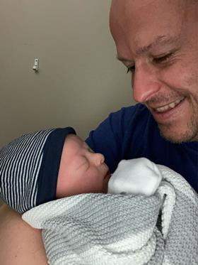 James York and baby Albie