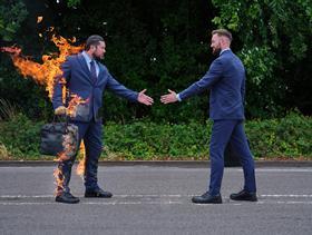 MS AMLIN STUNTS FIRE BURN DUO