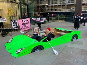 lamborghni protest