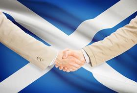 scotland handshake