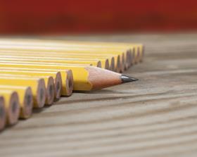 Sharpened pencil