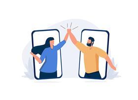 high five