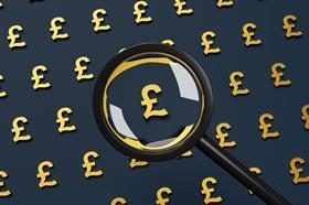 magnifying glass, pound sign