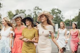 Ladies at horse racing