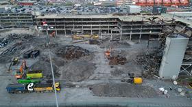 Demolition progress Terminal Car Park 2 London Luton Airport