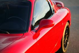 Mazda car red
