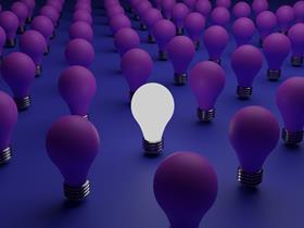 purple lightbulbs