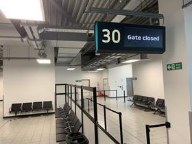 gate closed