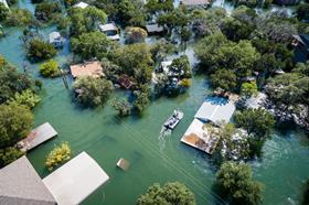 Flooded area