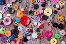 buttons, different sizes