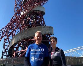 Katie and Jon Dye abseil_Allianz