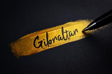 sign Gibraltar ink pen