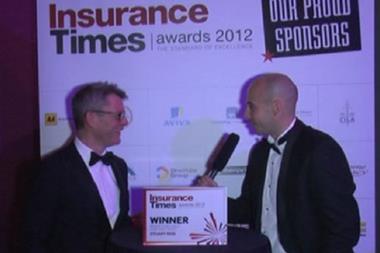 Stuart Reid, Bluefin, Insurance Times Awards 2012