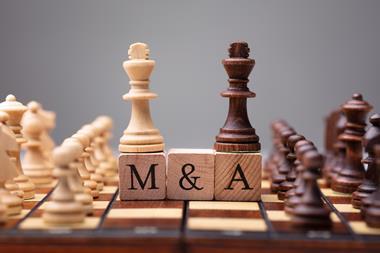 M&A, chess blocks