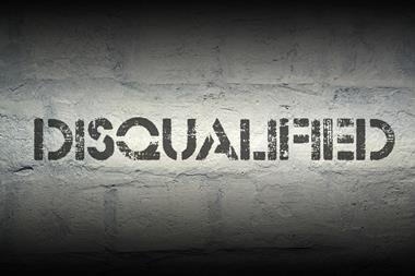 disqualified