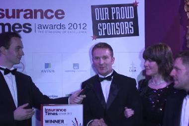 Lee Riley, Alps , Insurance Times Awards 2012