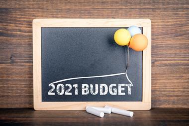 Budget 2021_chalk board