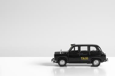 taxi model car