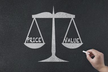 price, value, scales