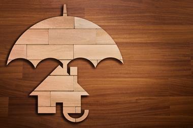 flood wooden house umbrella