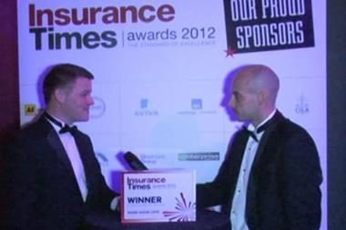 Mark-David Love, Quikfit, Insurance Times Awards 2012