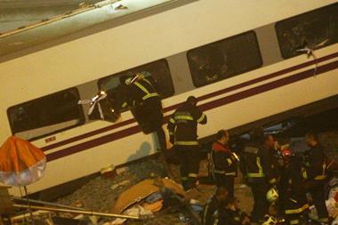 Spanish rail disaster train