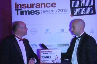 Chris Alpin, Cunningham Lindsey, Insurance Times Awards 2012