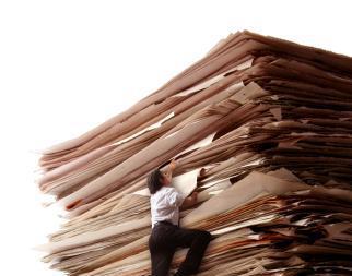 paperwork file folder ECF work