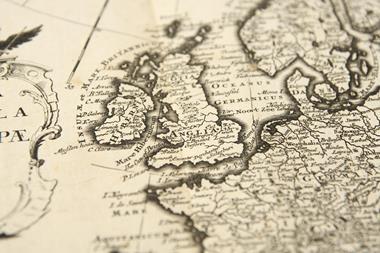 East Anglia old map