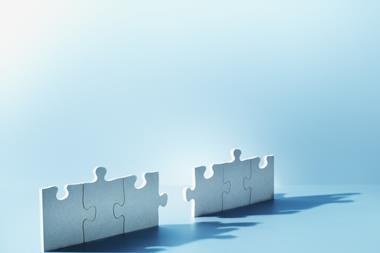 Acquisition, merger, puzzle pieces