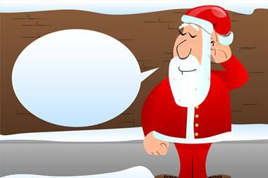 Santa listening gossip