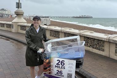 kerry and her incubator