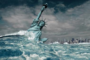 Liberty drowned flood