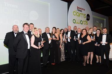 Claims Excellence 2016 awards winners