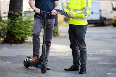 e-scooter officer
