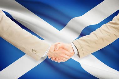 scotland handshake