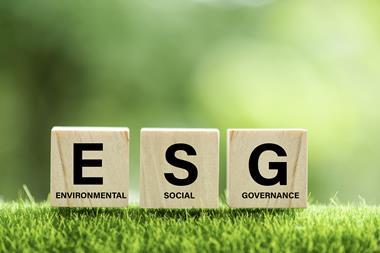 ESG acronym cubes