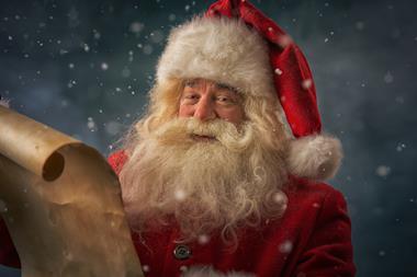 Santa and his list