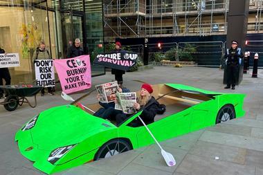 lamborghni protest